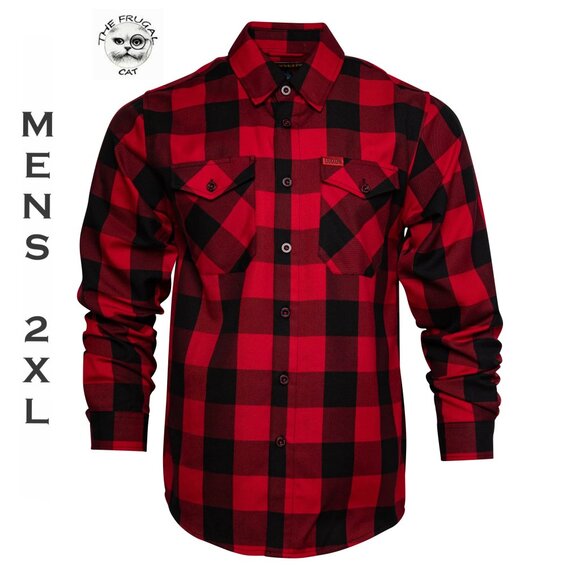 DIXXON FLANNEL - REDRUM 10 YR Flannel Shirt - Men's 2XL - Picture 1 of 10